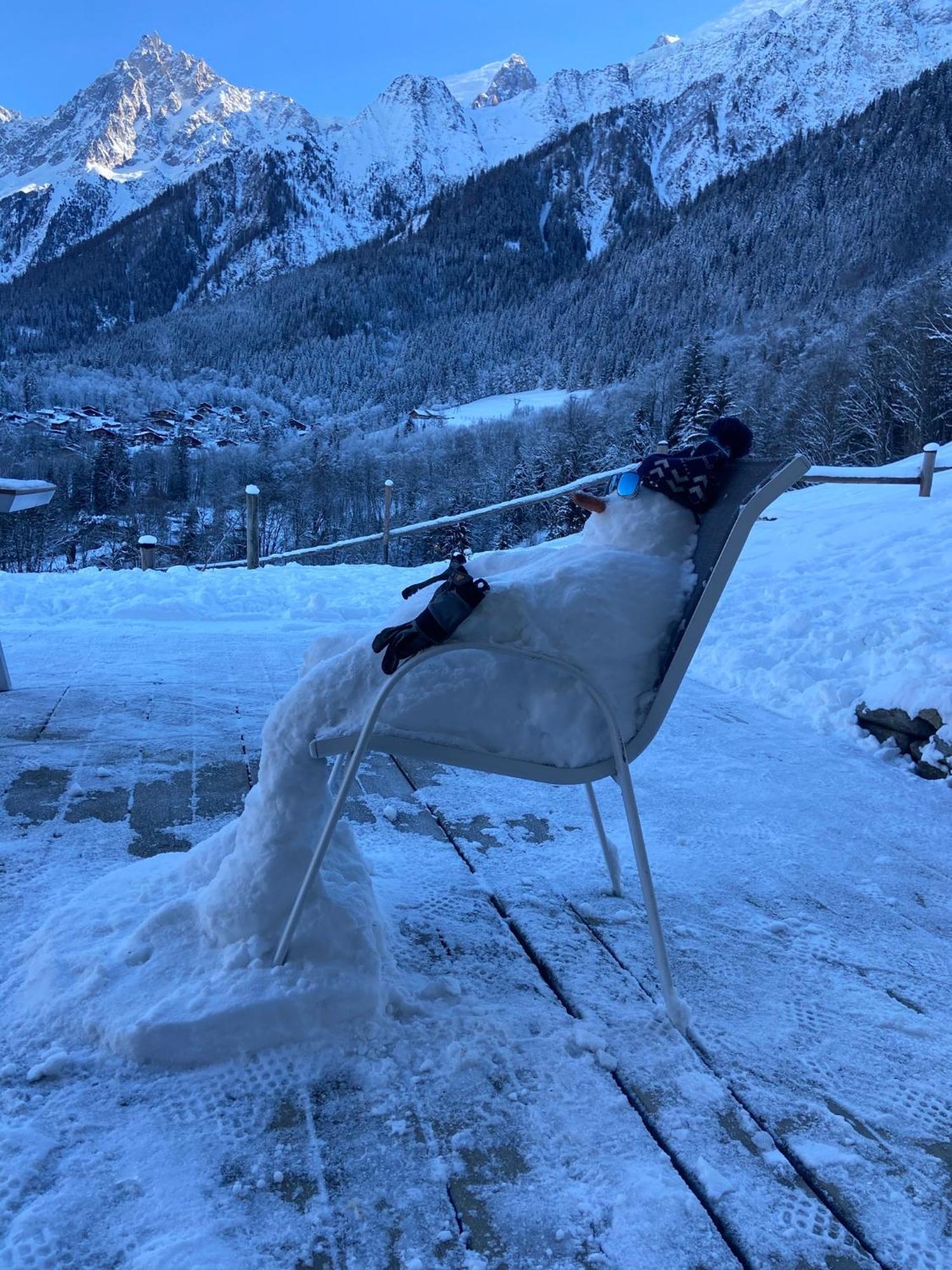 Amazing View Appartement Du Chalet Les Houches Exterior foto